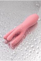 Вибростимулятор Satisfyer Threesome 3, силикон, розовый, 14 см