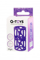 Насадка на пенис TOYFA A-Toys, фиолетовый, 7,5 см