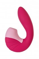 Вибратор Satisfyer Supernova, с вакуум-волновым стимулятором, силикон, красный, 16,9 см