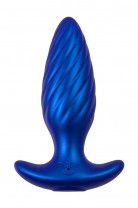 Анальная вибровтулка L`Eroina APP CLOSS с управлением от приложения и пульта, силикон, синий, 10,5 с