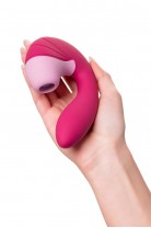 Вибратор Satisfyer Supernova, с вакуум-волновым стимулятором, силикон, красный, 16,9 см
