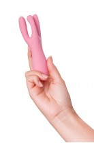 Вибростимулятор Satisfyer Threesome 3, силикон, розовый, 14 см