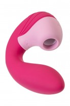 Вибратор Satisfyer Supernova, с вакуум-волновым стимулятором, силикон, красный, 16,9 см