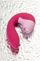 Вибратор Satisfyer Supernova, с вакуум-волновым стимулятором, силикон, красный, 16,9 см