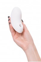 Вакуум-волновой стимулятор клитора с вибрацией Satisfyer Vulva Lover 2, силикон, белый, 11,9 см