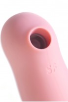 Вакуум-волновой бесконтактный стимулятор клитора Satisfyer Cotton Candy, силикон, розовый, 8,6 см