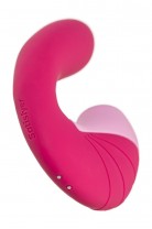 Вибратор Satisfyer Supernova, с вакуум-волновым стимулятором, силикон, красный, 16,9 см