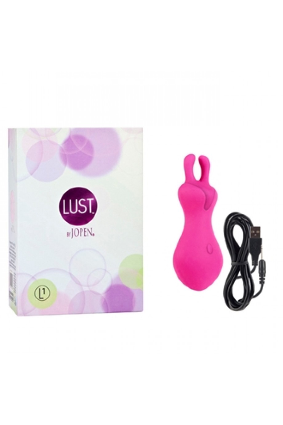 Вибромассажер Lust L1, силикон, розовый