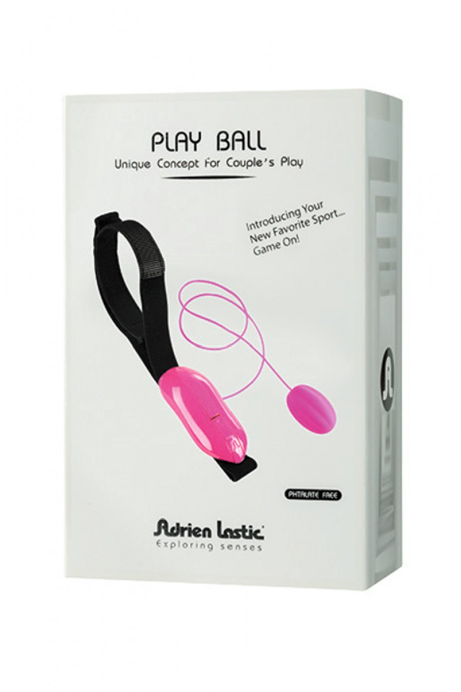 Виброяйцо Adrien Lastic Play Ball, силикон, розовый