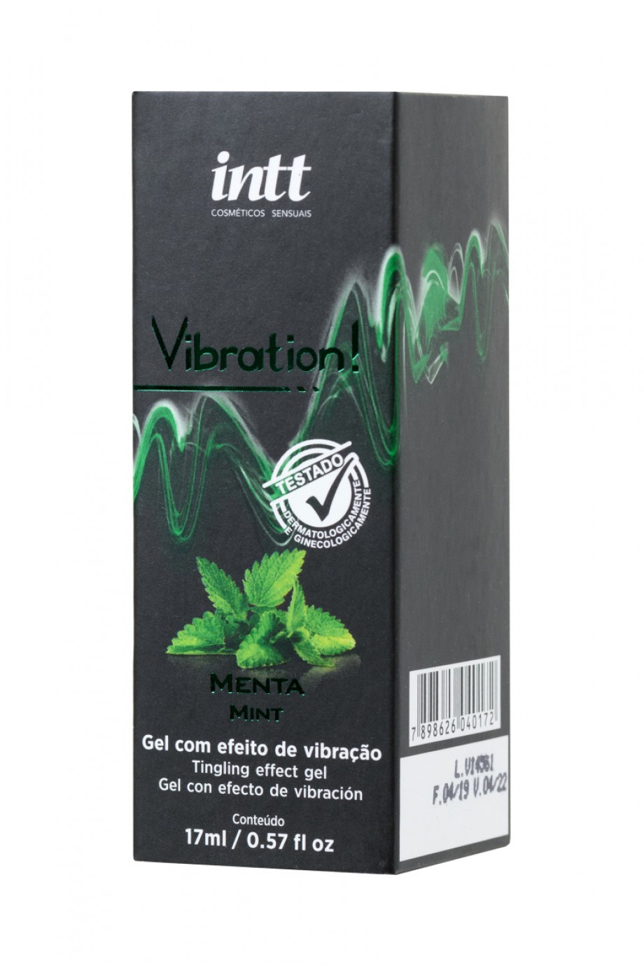 INTT VIBRATION Mint с эффектом вибрации, 17 мл