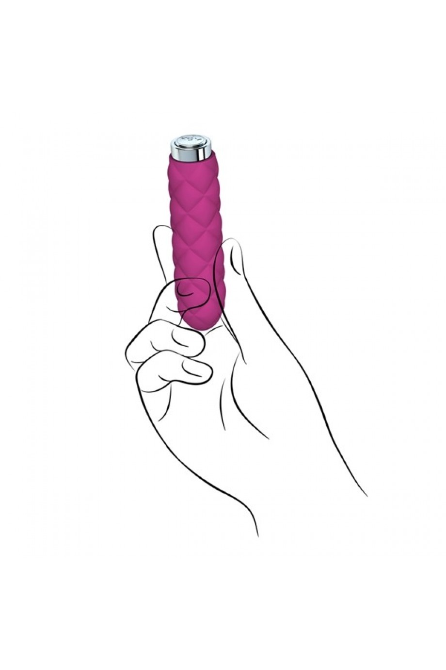 Вибратор Key by Jopen - Charms Plush - Raspberry Pink розовый