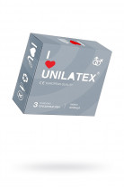 Презервативы Unilatex Ribbed, 3 шт, ребристые