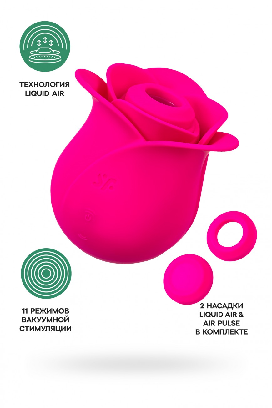 Вакуум-волновой стимулятор клитора Satisfyer Pro 2 Modern Blossom, силикон, розовый, 6,6 см Вакуум-волновой стимулятор клитора Satisfyer Pro 2 Modern Blossom, силикон, розовый, 6,6 см