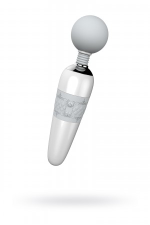 Вибромассажер S-HANDE Swand, cиликон, cерый, 28,5 см