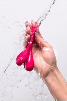 Набор вагинальных шариков Satisfyer YONI Power 1, силикон, красный