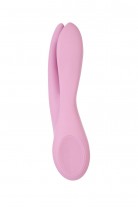 Вибростимулятор Satisfyer Threesome 1, силикон, розовый, 14 см
