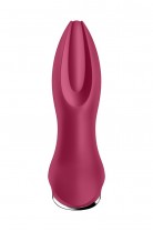 Анальный вибратор Satisfyer Rotator Plug 2+ Connect App, силикон, красный, 13,5 см