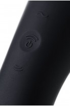 Вакуумный стимулятор клитора с вибрацией Satisfyer Curvy Trinity 4, чёрный, 17 см