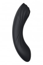 Вакуумный стимулятор клитора с вибрацией Satisfyer Curvy Trinity 4, чёрный, 17 см