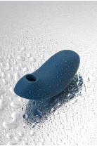 Вакуум-волновой стимулятор клитора с вибрацией Satisfyer Vulva Lover 2, силикон, синий, 11,9 см