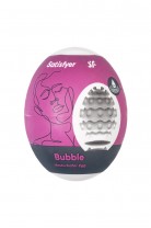 Мастурбатор нереалистичный Satisfyer Egg Single (Bubble), TPE, фиолетовый