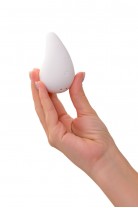 Вибромассажер Satisfyer Dew Drop, силикон, белый, 8,1 см