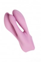 Вибростимулятор Satisfyer Threesome 1, силикон, розовый, 14 см