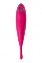 Точечный вибратор с вакуумной стимуляцией Satisfyer Twirling Pro Connect App, силикон, красный, 20см