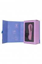 Вибростимулятор Satisfyer Threesome 1, силикон, розовый, 14 см