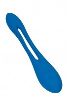 Гибкий вибратор с фиксацией формы Satisfyer Elastic Game, синий, 20 см