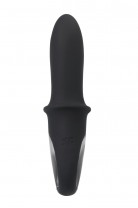 Анальный вибратор с нагревом Satisfyer Hot Passion Connect App, силикон, черный, 18 см