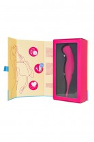 Точечный вибратор с вакуумной стимуляцией Satisfyer Twirling Pro Connect App, силикон, красный, 20см