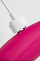 Точечный вибратор с вакуумной стимуляцией Satisfyer Twirling Pro Connect App, силикон, красный, 20см