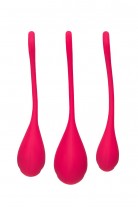 Набор вагинальных шариков Satisfyer YONI Power 1, силикон, красный