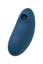 Вакуум-волновой стимулятор клитора с вибрацией Satisfyer Vulva Lover 2, силикон, синий, 11,9 см
