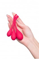 Набор вагинальных шариков Satisfyer YONI Power 1, силикон, красный