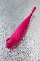 Точечный вибратор с вакуумной стимуляцией Satisfyer Twirling Pro Connect App, силикон, красный, 20см