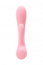 Нереалистичный вибратор Satisfyer Triple Oh, силикон, розовый, 24 см