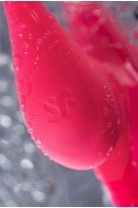 Набор вагинальных шариков Satisfyer YONI Power 1, силикон, красный