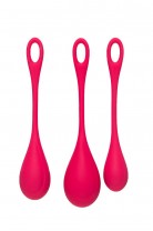 Набор вагинальных шариков Satisfyer YONI Power 1, силикон, красный