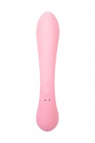 Нереалистичный вибратор Satisfyer Triple Oh, силикон, розовый, 24 см