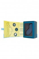 Вакуум-волновой стимулятор клитора с вибрацией Satisfyer Vulva Lover 2, силикон, синий, 11,9 см