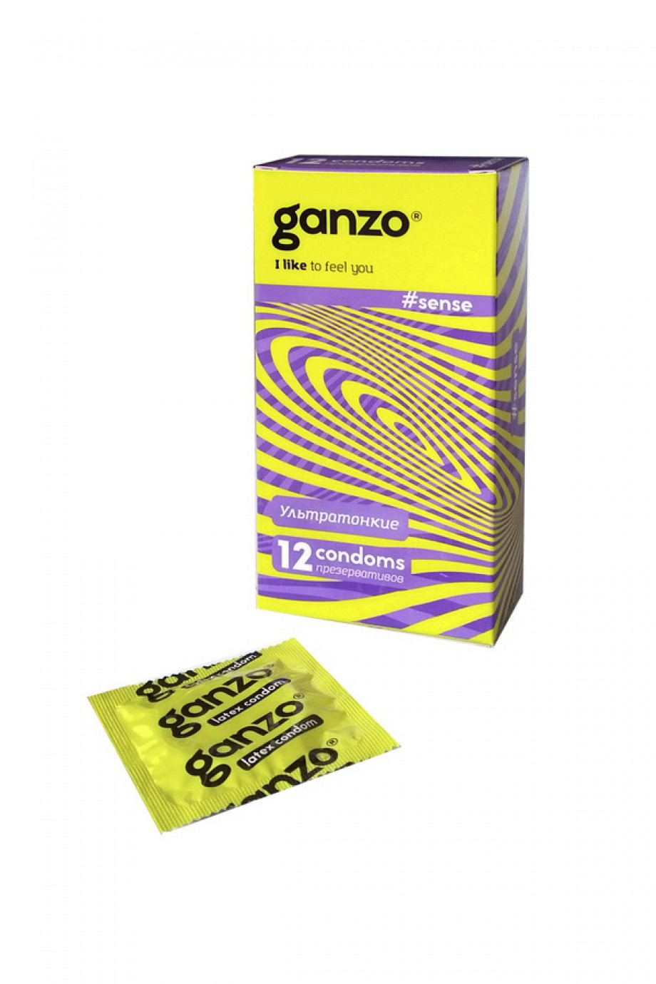 Презервативы Ganzo Sense, ультратонкие, 12 шт