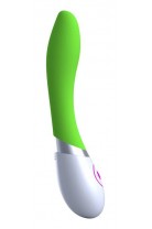 Вибратор G-spot/Rabbit зелено-белый Вибратор G-spot/Rabbit зелено-белый