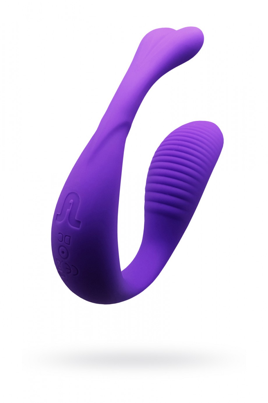 Вибростимулятор для пар Adrien Lastic Mini Romeo, силикон, фиолетовый, 12,1 см