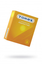 Презервативы TOREX ребристые, латекс, 3 шт