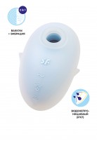 Вакуум-волновой стимулятор клитора с вибрацией Satisfyer Cutie Ghost, силикон, голубой, 9,1 см Вакуум-волновой стимулятор клитора с вибрацией Satisfyer Cutie Ghost, силикон, голубой, 9,1 см