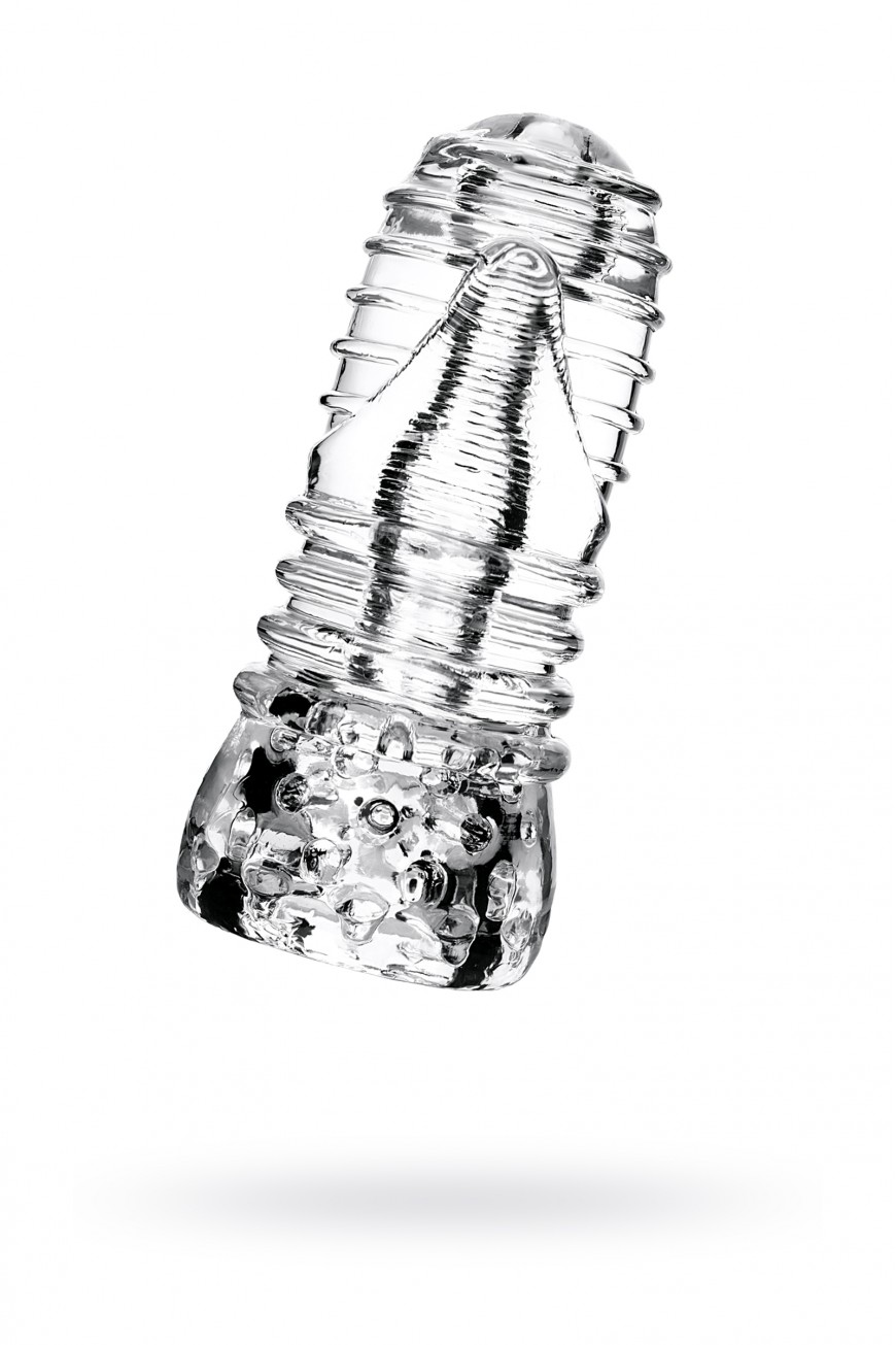 Мастурбатор Lingam by TOYFA Savitri, TPE, Прозрачный, 14 см