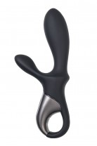 Вибростимулятор-унисекс с подогревом Satisfyer Heated Climax+ Connect App, черный, 20,7 см