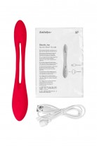 Гибкий вибратор с фиксацией формы Satisfyer Elastic Joy, красный, 20 см